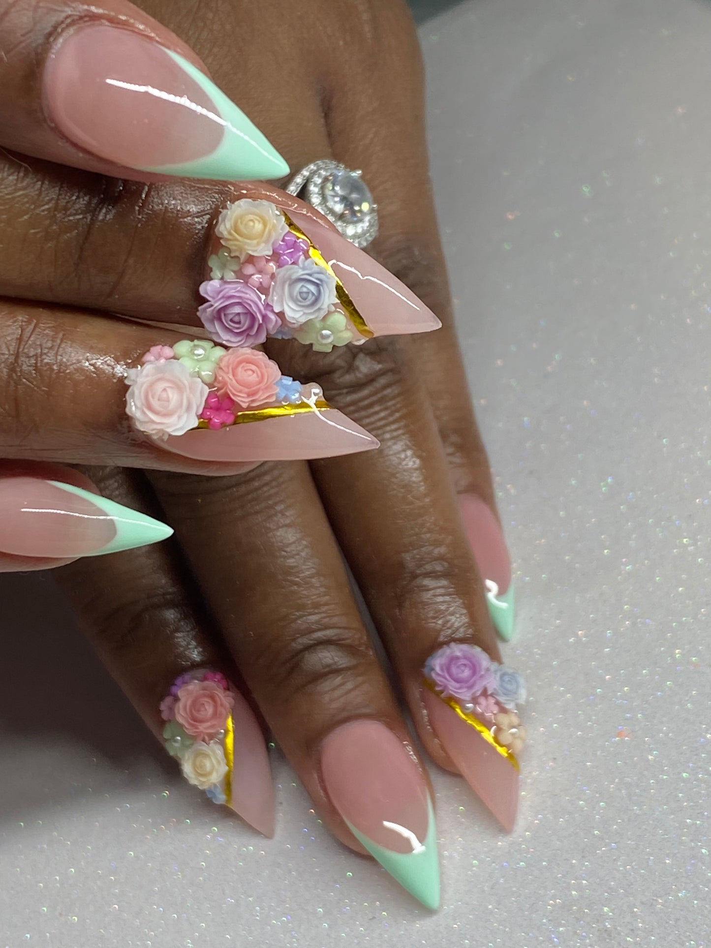 3D Assorted Flowers
